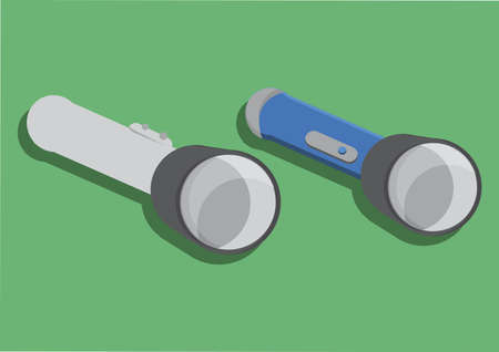 vector of flashlights