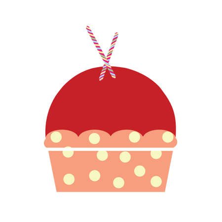 illustration of a cupcake