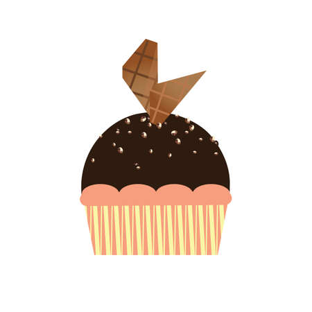 illustration of a cupcake