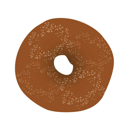 illustration of a doughnut