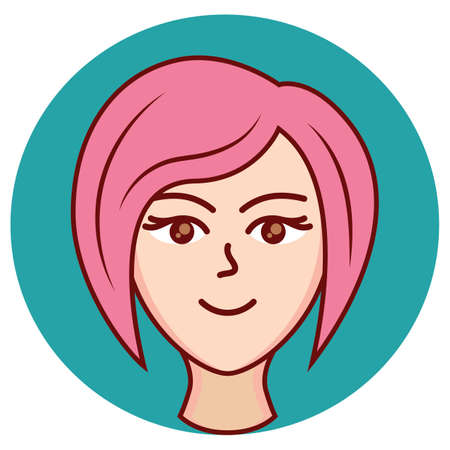 girl with short hair