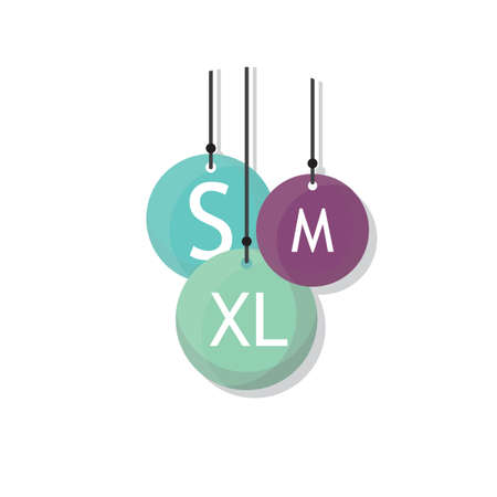 clothing size tags