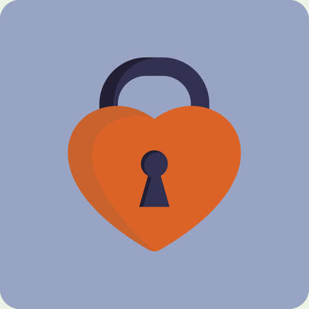 heart shaped padlock