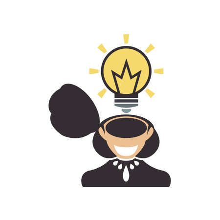 girl with light bulb