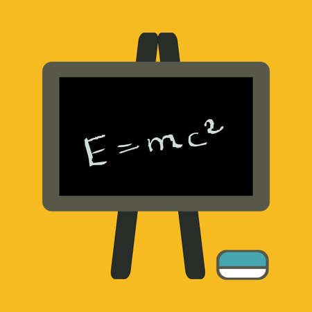 a chalkboard with formula