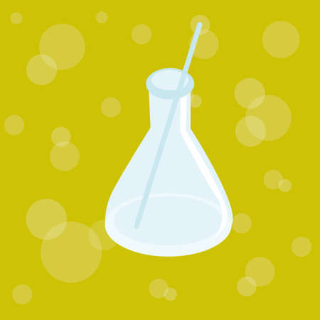 conical flask with stirrer