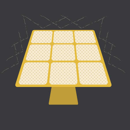 solar panel and reflectors
