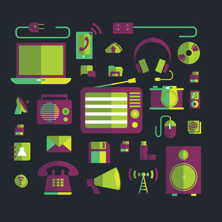 gadgets and technology icons