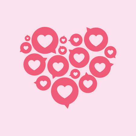 beautiful heart shape design