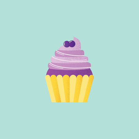 cupcake with berries