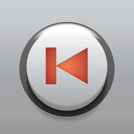glossy previous button