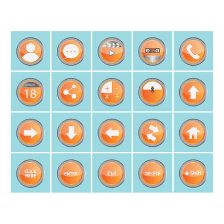 web interface icons