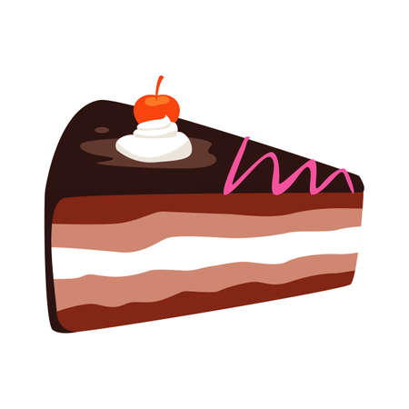 chocolate cake with cherry