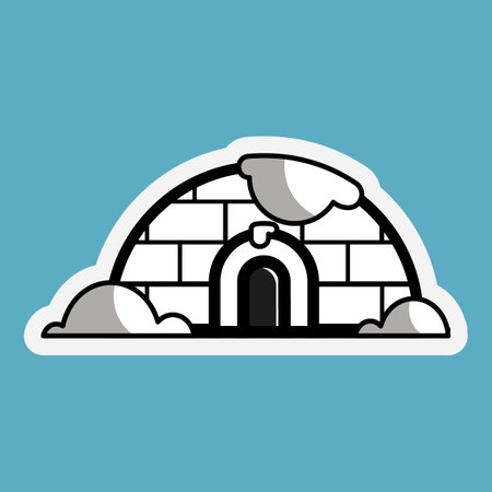 snow covered igloo