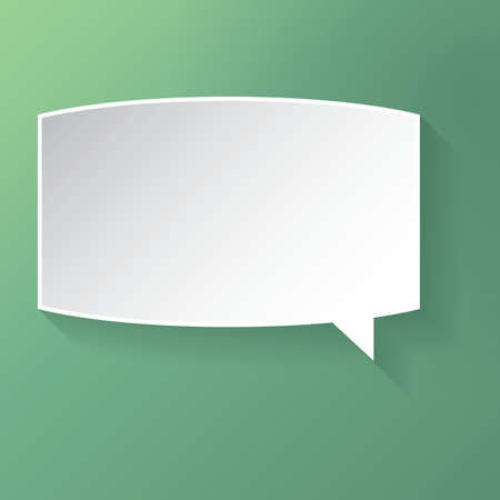 blank speech bubble