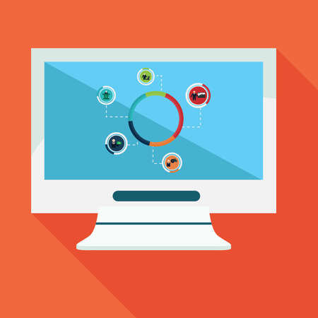 business concept in computer