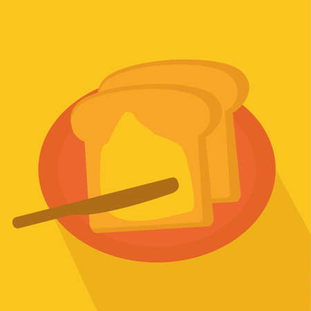 bread slice with jam