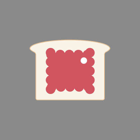 bread slice with jam