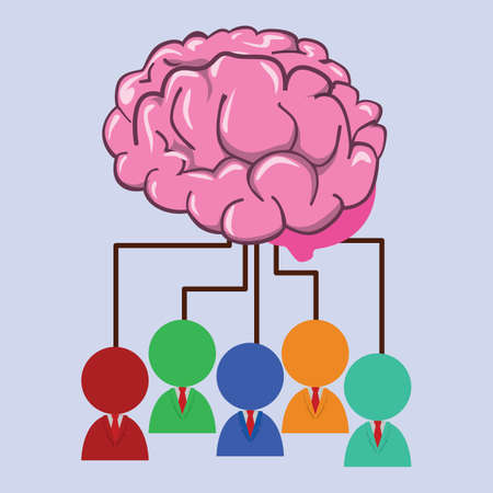 brain with persons