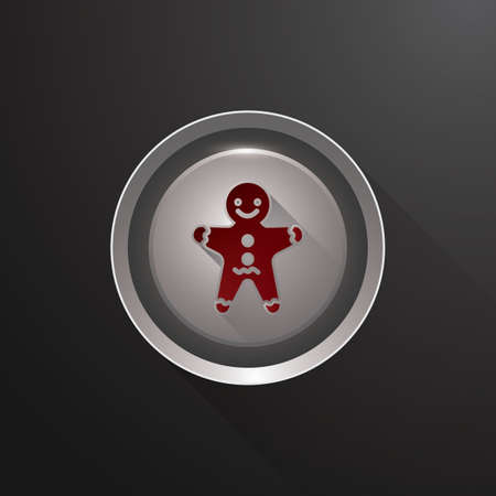 gingerbread button