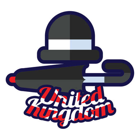 black hat and umbrella