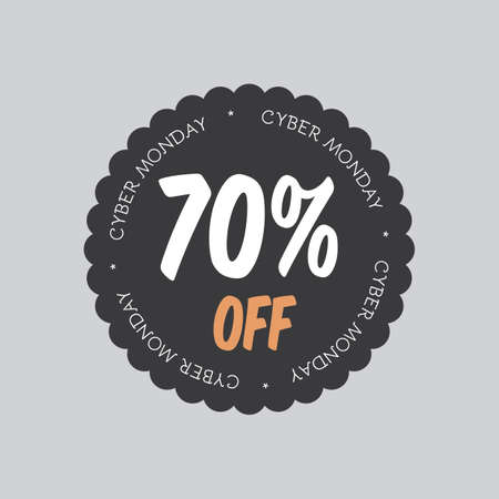 cyber monday sale sticker