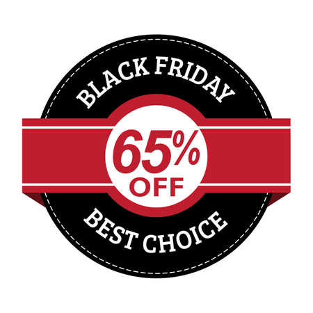 black friday sale label