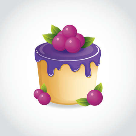 blueberry panna cotta