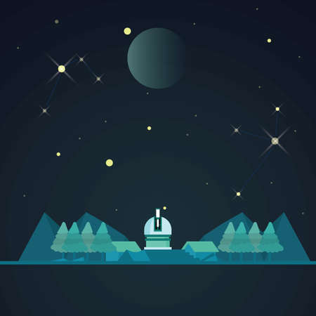 land space and telescope wallpaper