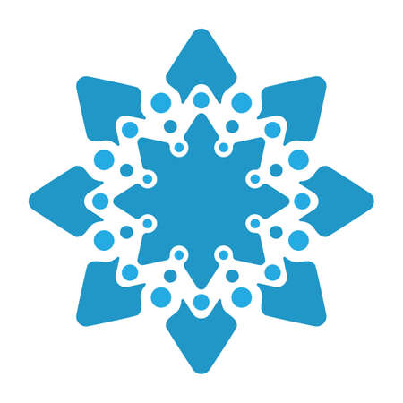 floral logo element