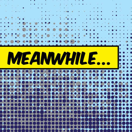 comic bubble meanwhile