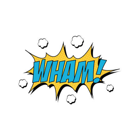 comic bubble wham