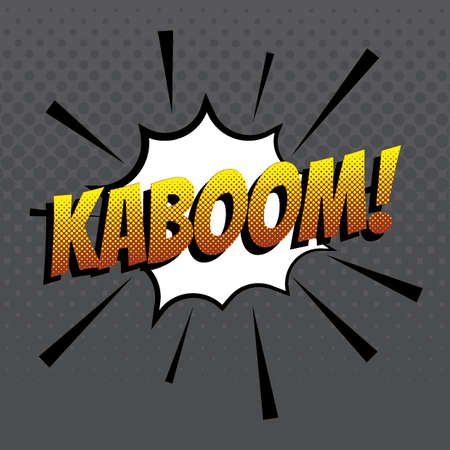 comic effect kaboom