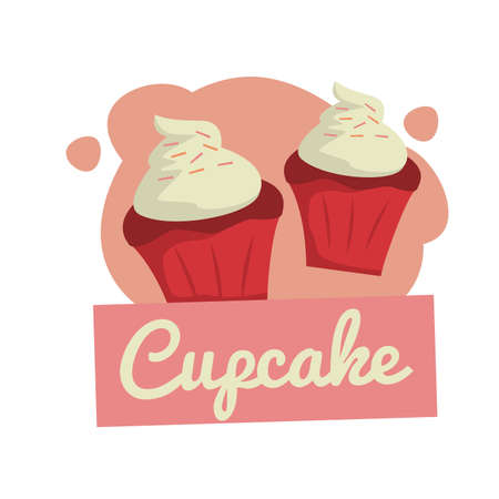 cupcake menu card design