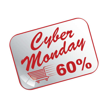 cyber monday sale label