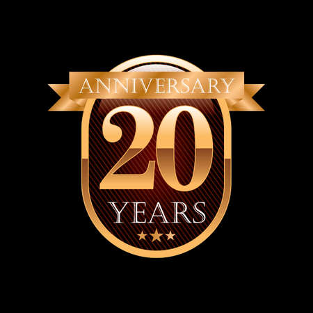 twenty years anniversary design