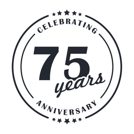 happy anniversary label