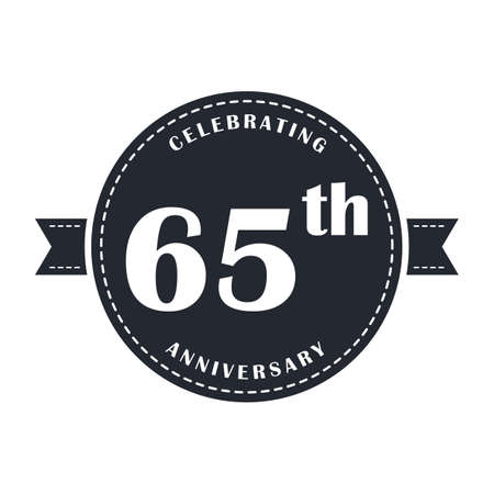 happy anniversary label
