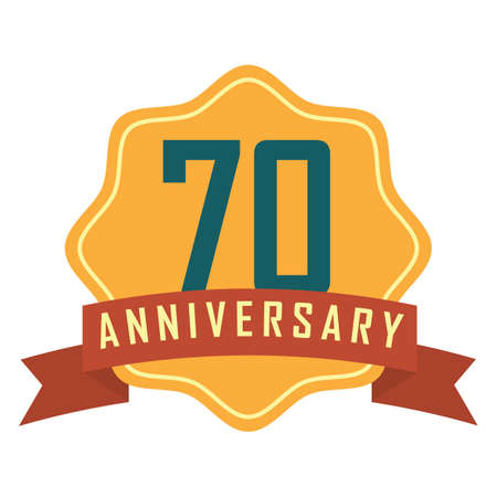 happy anniversary label