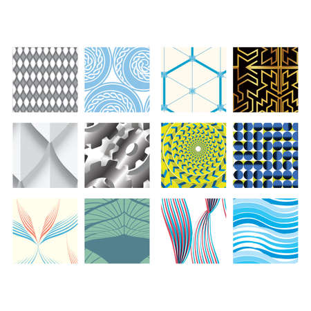 set of seamless backgrounds