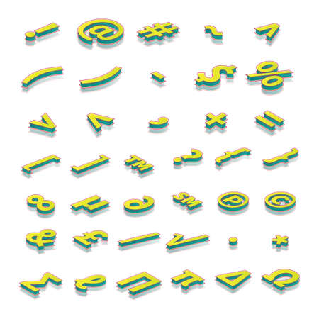 a collection of various symbols