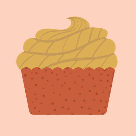 cupcake with cream