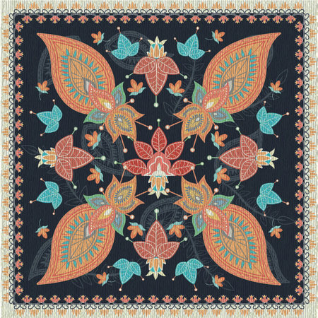traditional paisley design