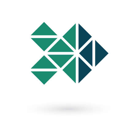 abstract geometrical logo element