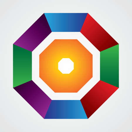 abstract geometrical logo element