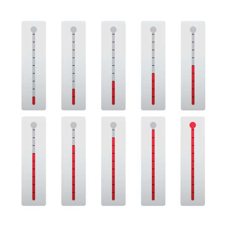 infographic temperature elements