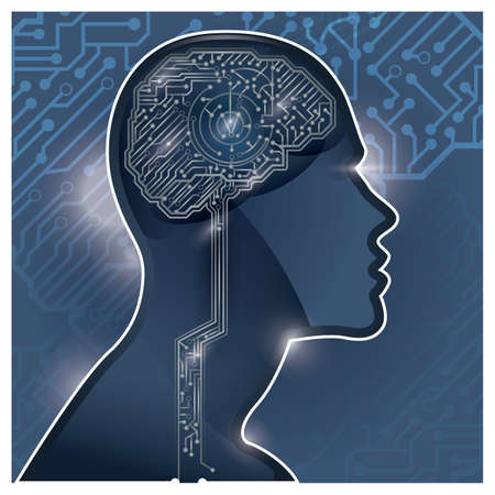 circuit board human brain design
