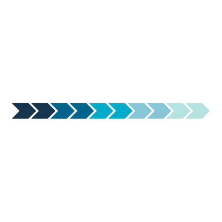 horizontal timeline infographic element