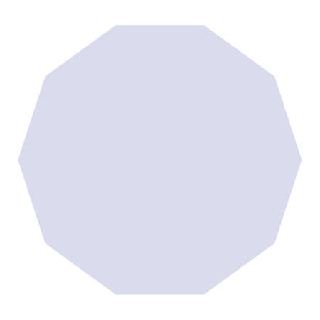 pastel colored shape label