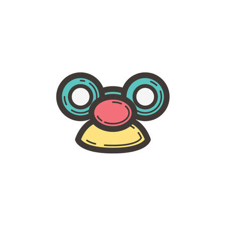 clown mask icon